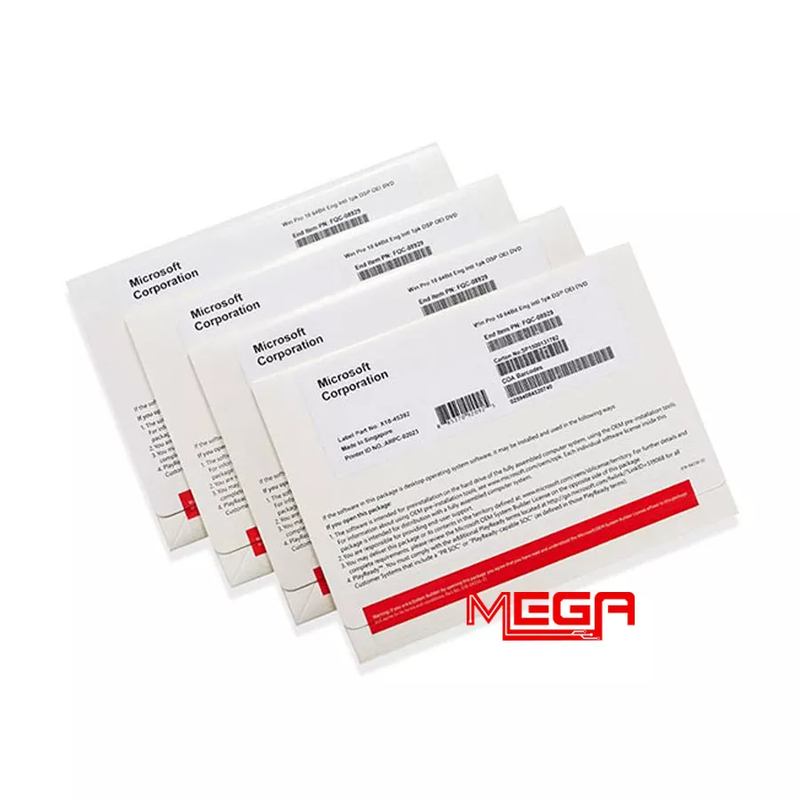 Phần mềm Windows Pro 11 64Bit Eng Intl 1pk DSP OEI DVD