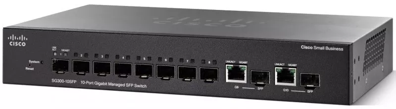 Switch Cisco SG350-10 10-port Gigabit Managed