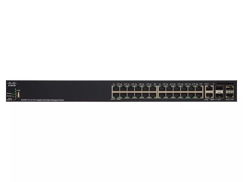 Switch Gigabit Cisco SG350X-24 24-port Stackable