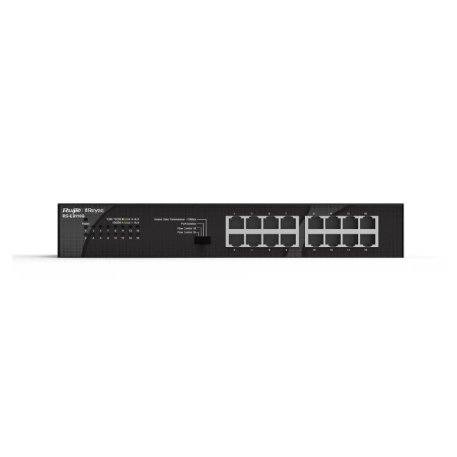 Switch Ruijie RG-ES116G 16-port 10/100/1000M Base-T