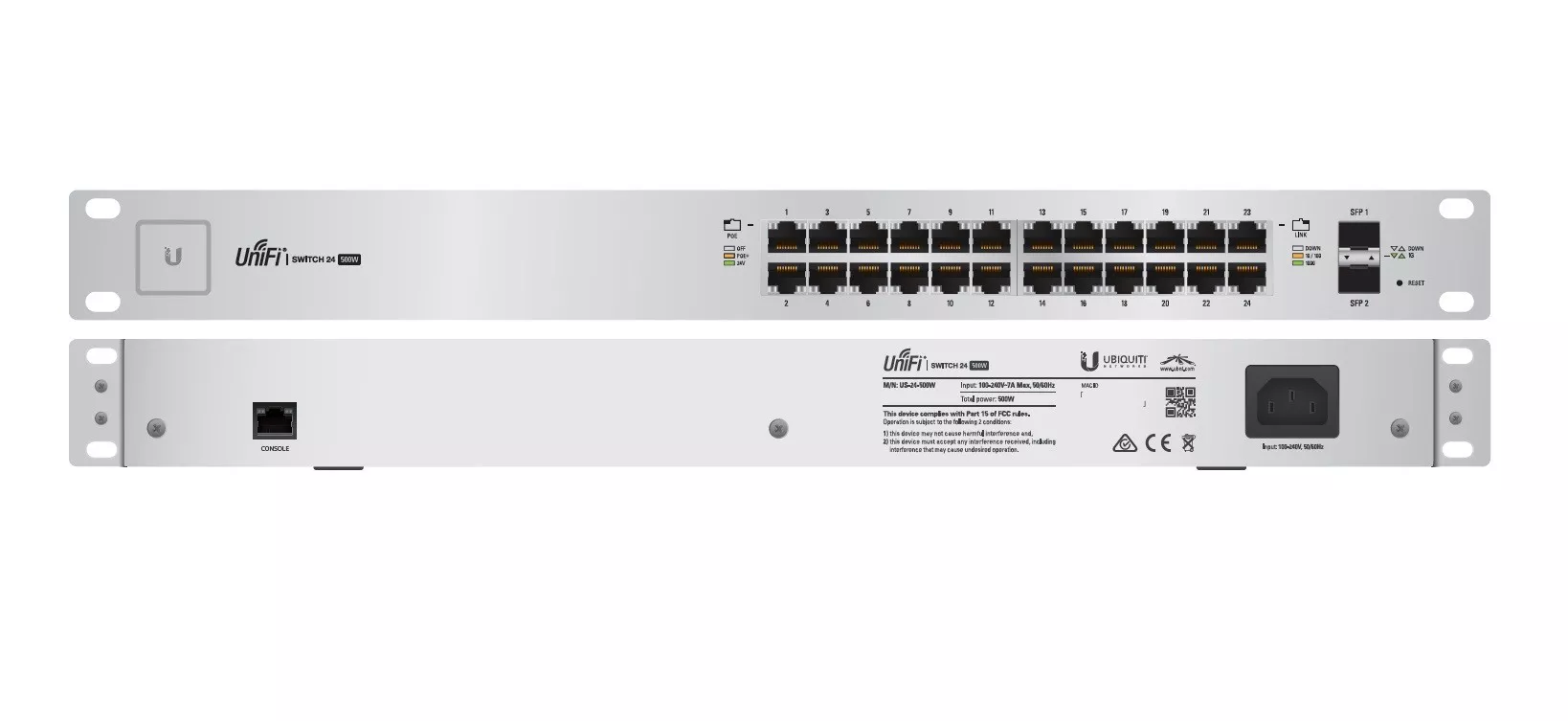 Switch POE Unifi 24 Port- 250W