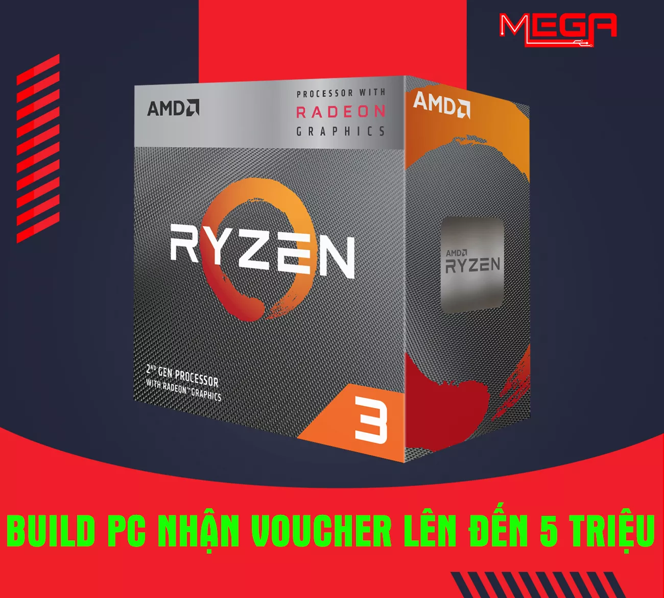 CPU AMD Ryzen 3 4100 box