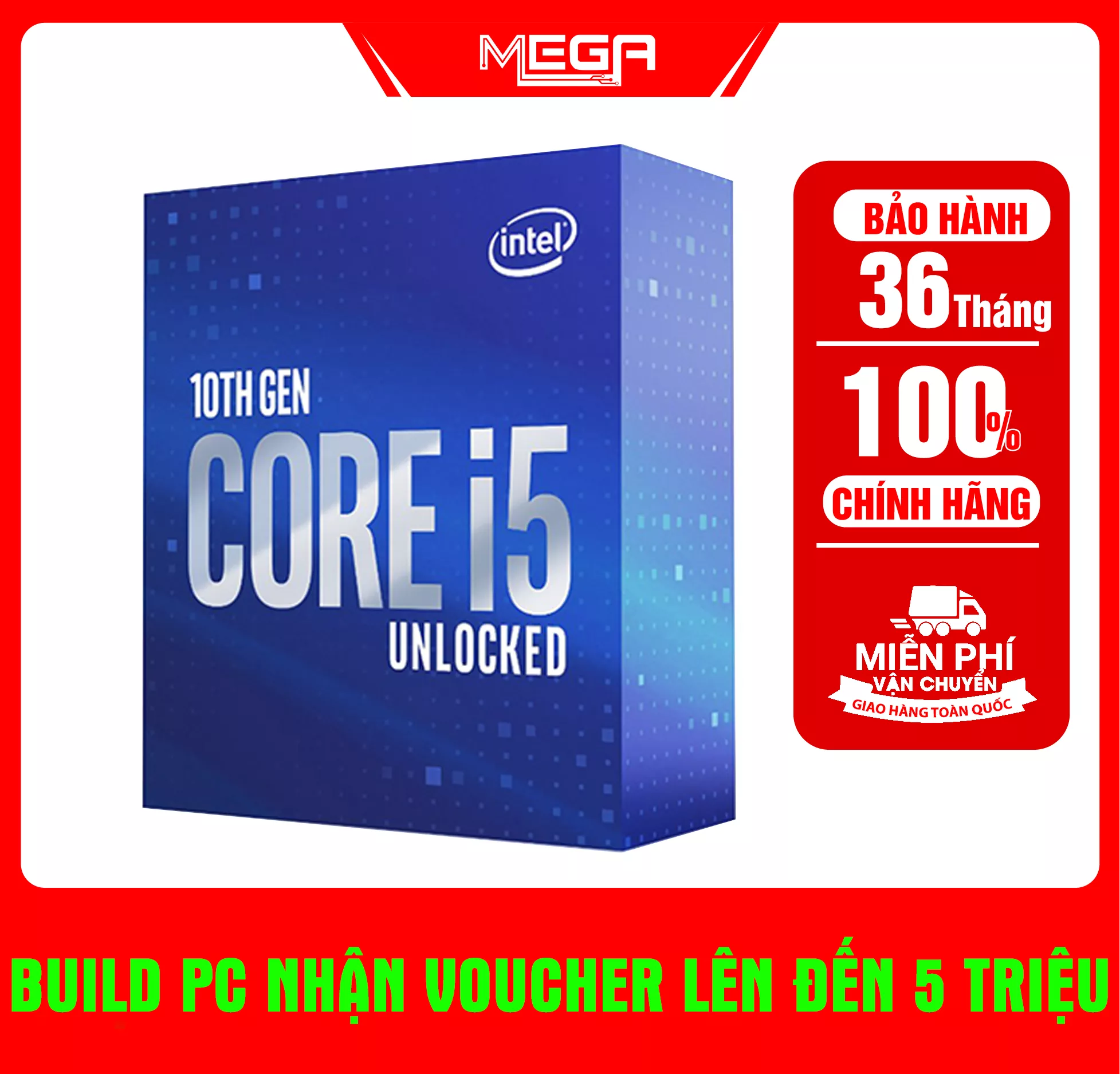 Cpu Intel Core i5- 10400 Box