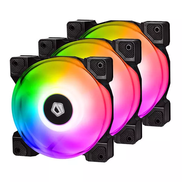 Fan case ID cooling DF-12025-ARGB Trio 3pcs Pack