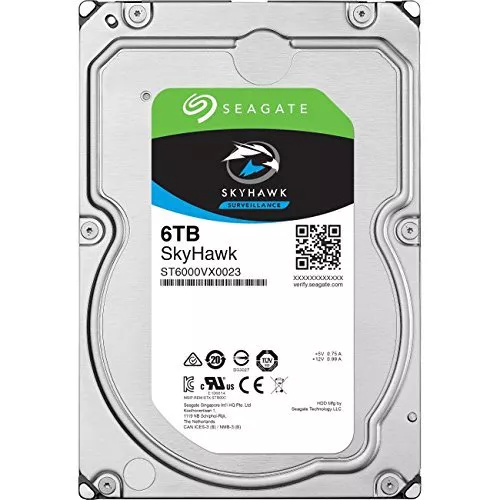 Ổ cứng PC HDD  6TB Seagate Surveillance Skyhawk ST6000VX0023