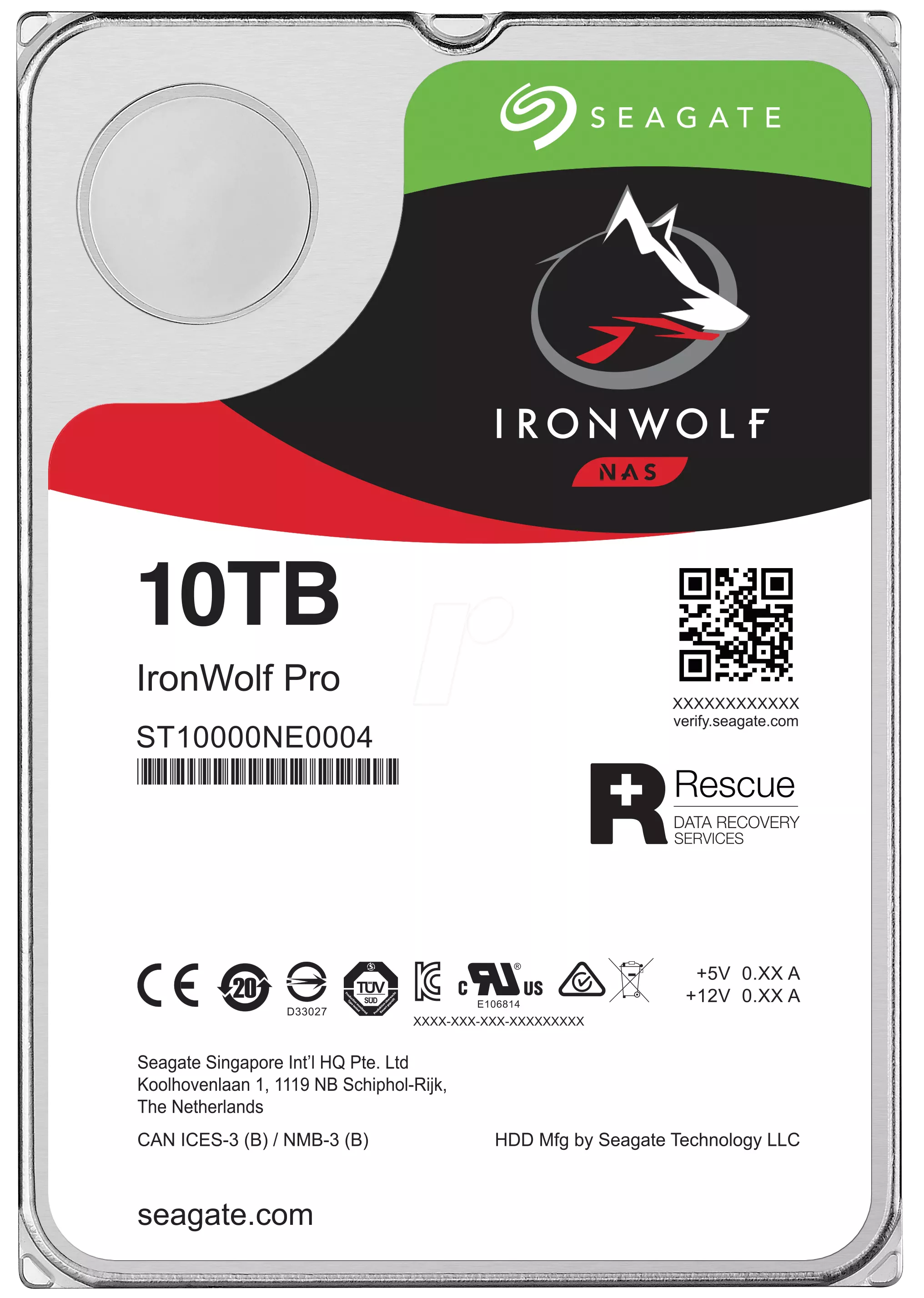 Ổ cứng HDD PC 10TB Seagate Nas Ironwolf Pro ST10000NE0004
