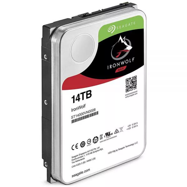 Ổ cứng HDD PC 14TB Seagate Nas Ironwolf ST14000VN0008