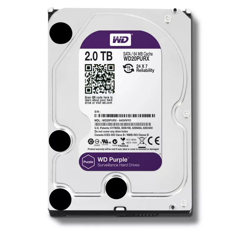 Ổ cứng HDD PC 2TB WD -PURPLE