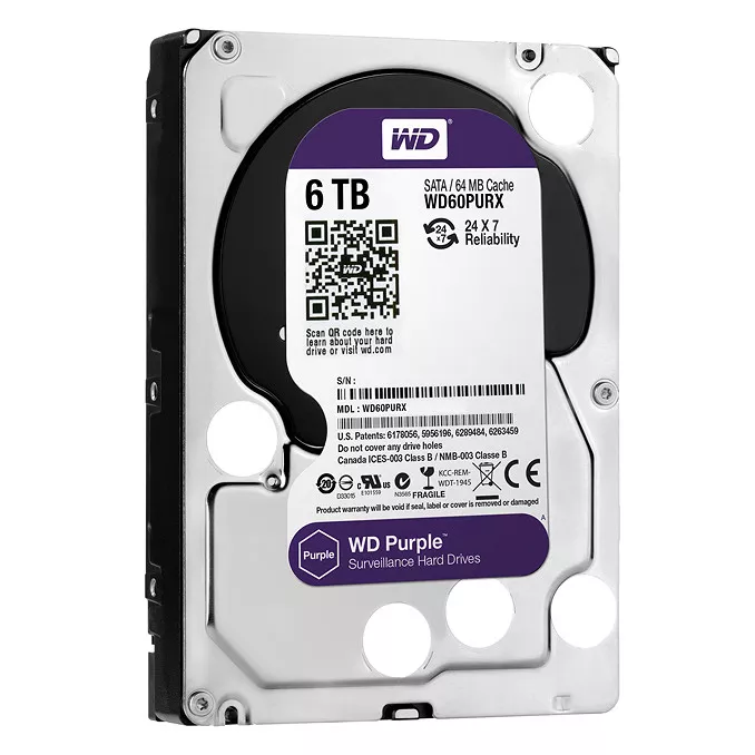Ổ Cứng HDD PC 6TB WD -PURPLE