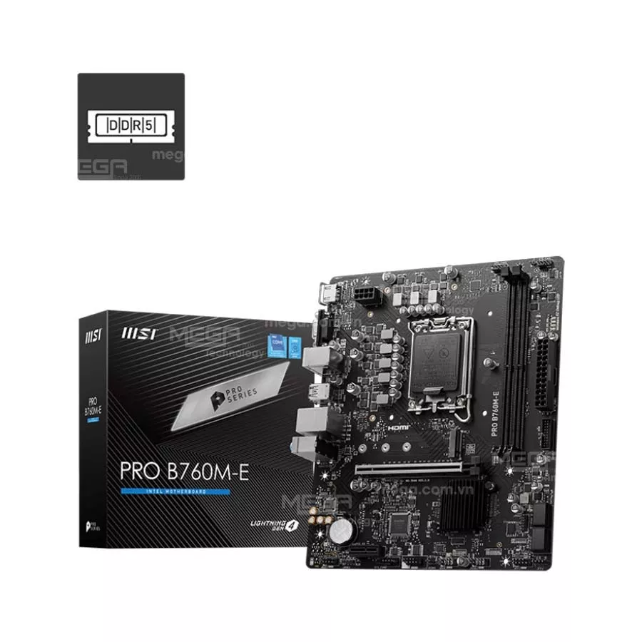 Mainboard MSI PRO B760M-E DDR5