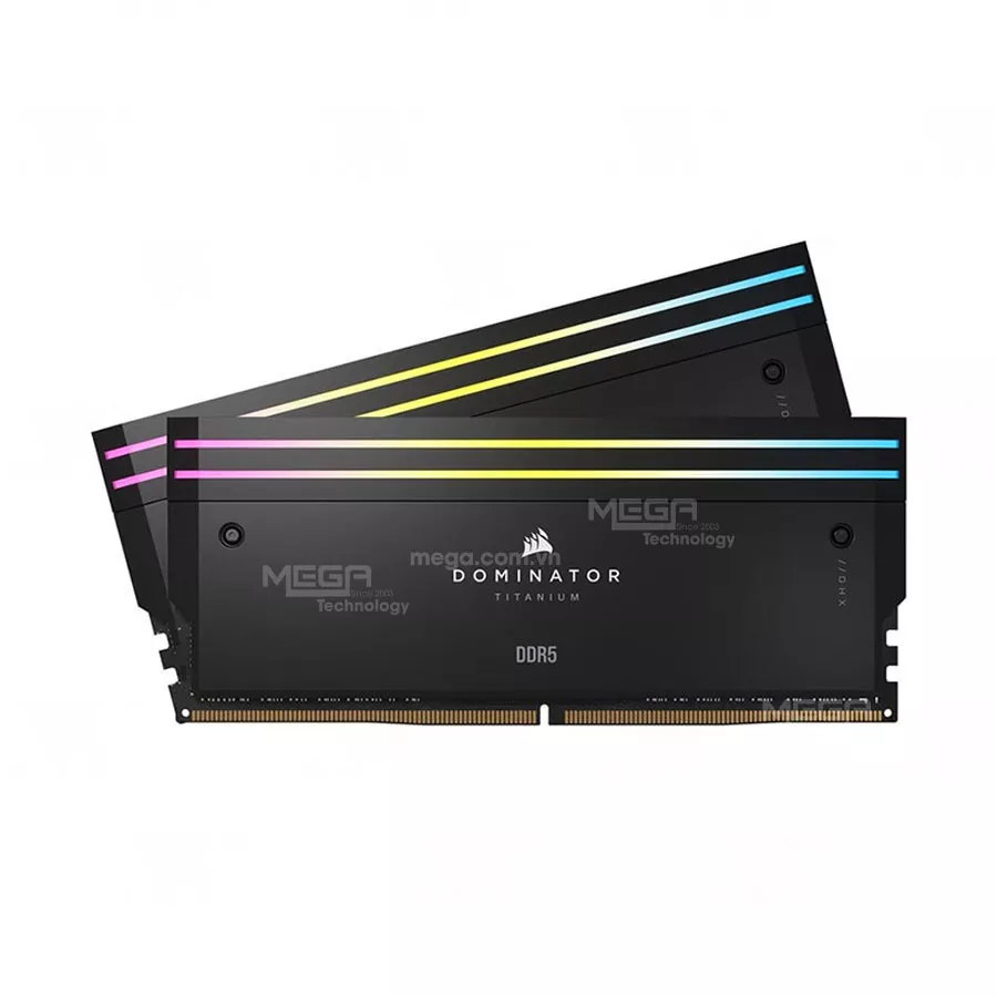 Ram kit 96gb-6600 Corsair Dominator Titanium Black Heatspreader LED RGB DDR5