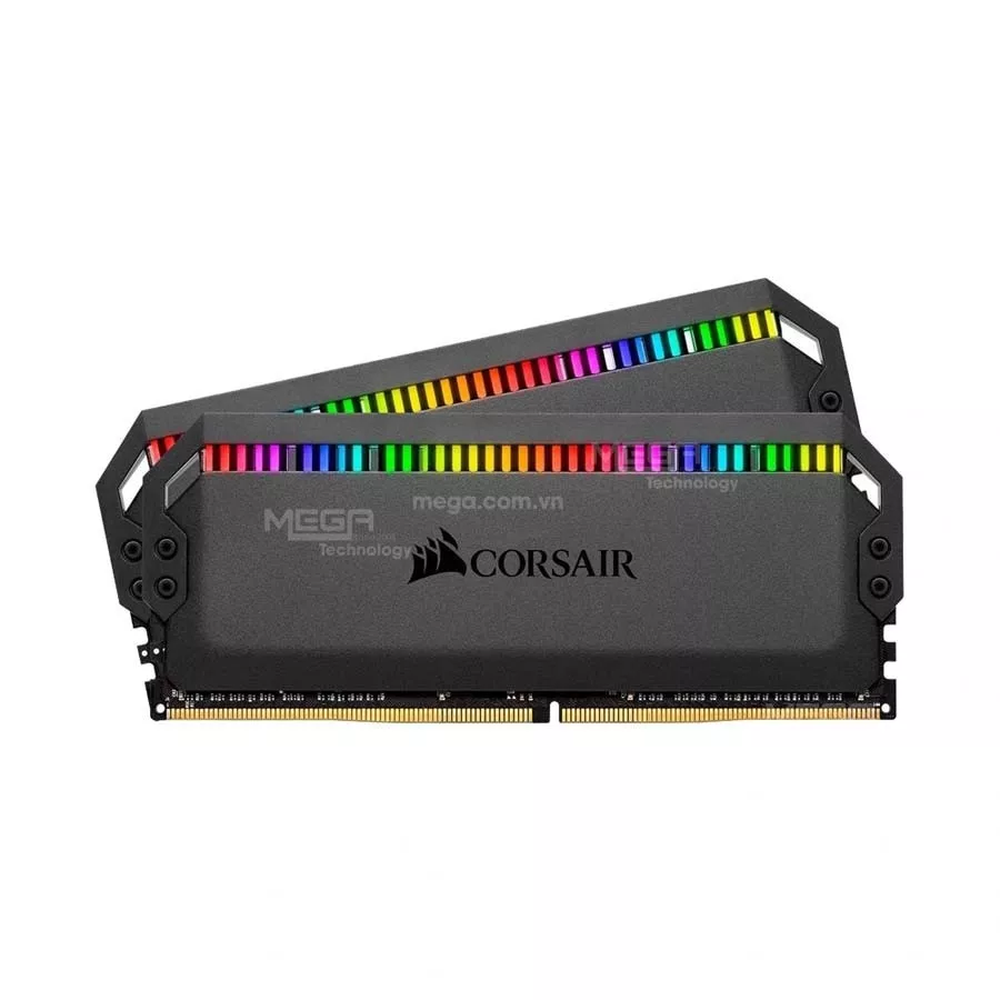 Ram 32GB 3200 PC Kit Corsair Dominator Platinum RGB Black DDR4