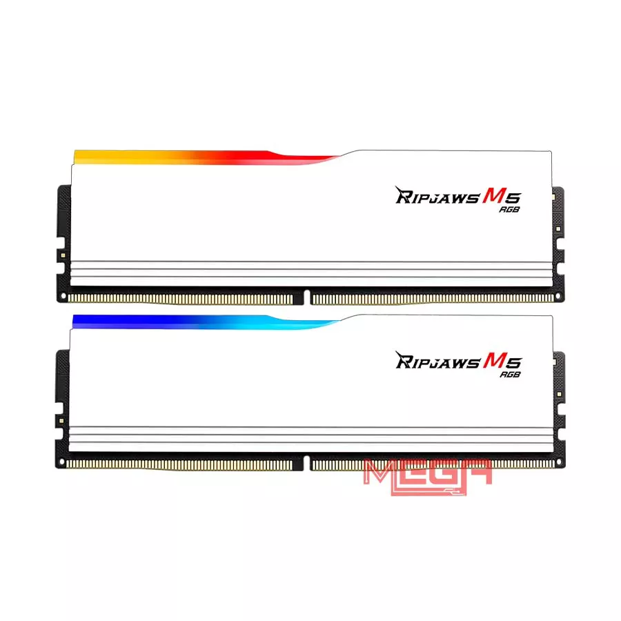 Ram 16GB 6400 Kit G.SKILL Ripjaws M5 RGB DDR5 Trắng