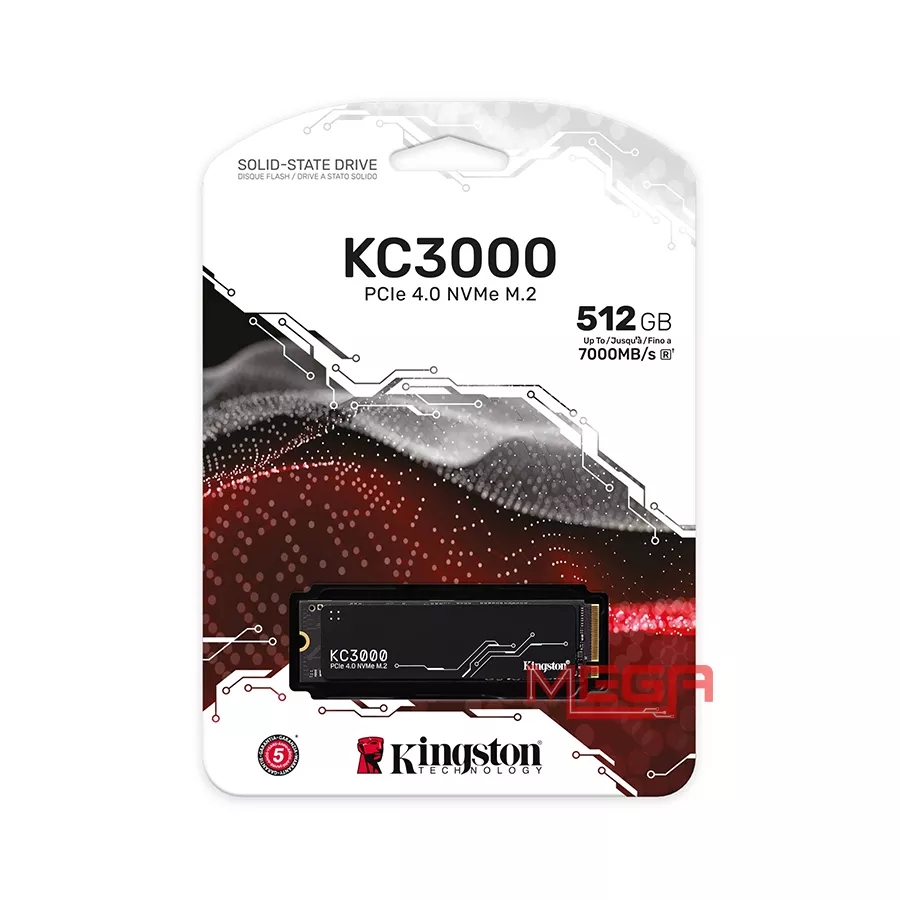 Ổ cứng SSD Kingston 512 GB KC3000