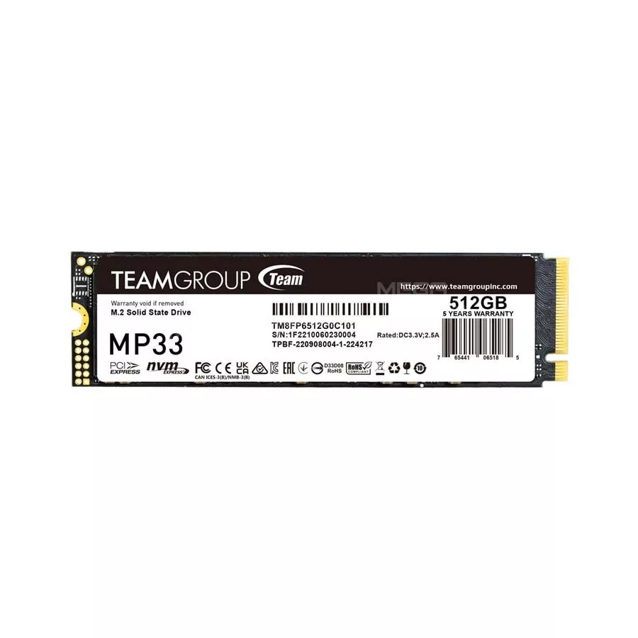 SSD TeamGroup 512GB MP33