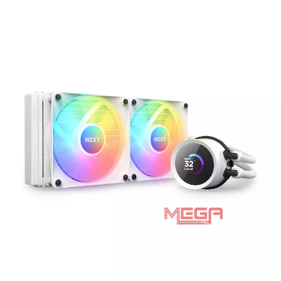 Tản nhiệt NZXT Kraken 240 RGB 240mm AIO White RL-KR240-W1