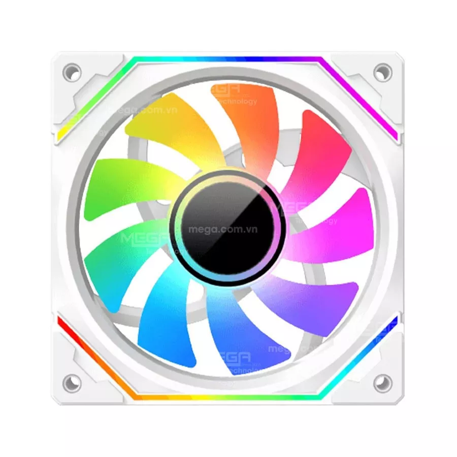 Fan Case Xigmatek Infinity Pro 3 ARGB Arctic Trắng EN47787 Fan ngược