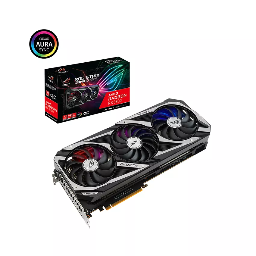 VGA Asus 16GB ROG STRIX RX 6800 O16G GAMING