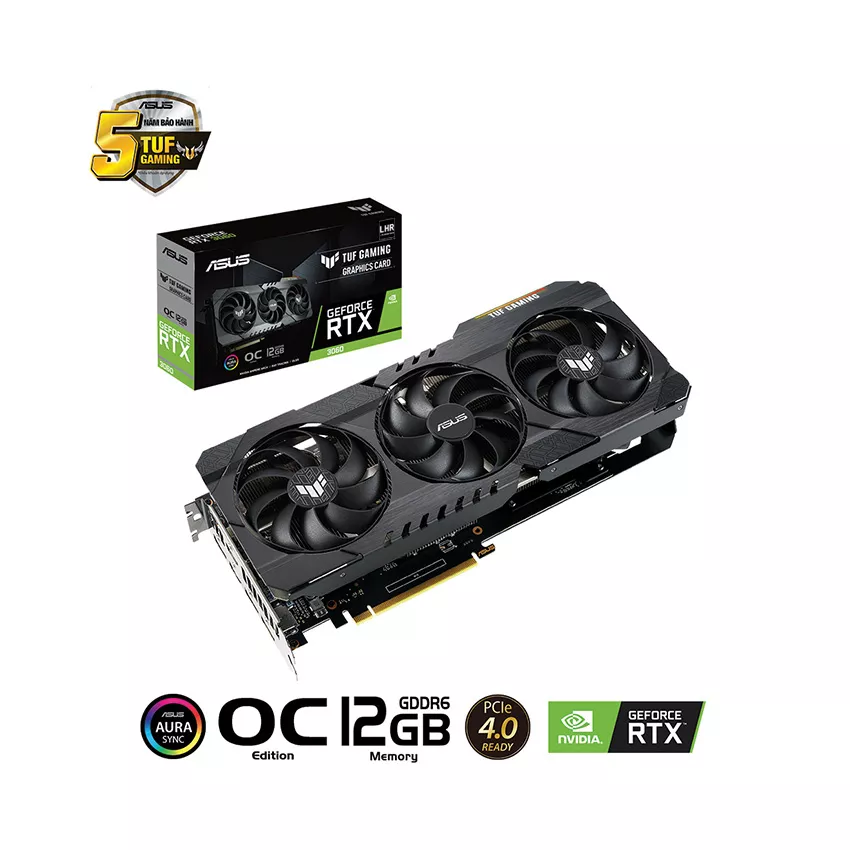 VGA Asus TUF RTX 3060 O12G V2 GAMING