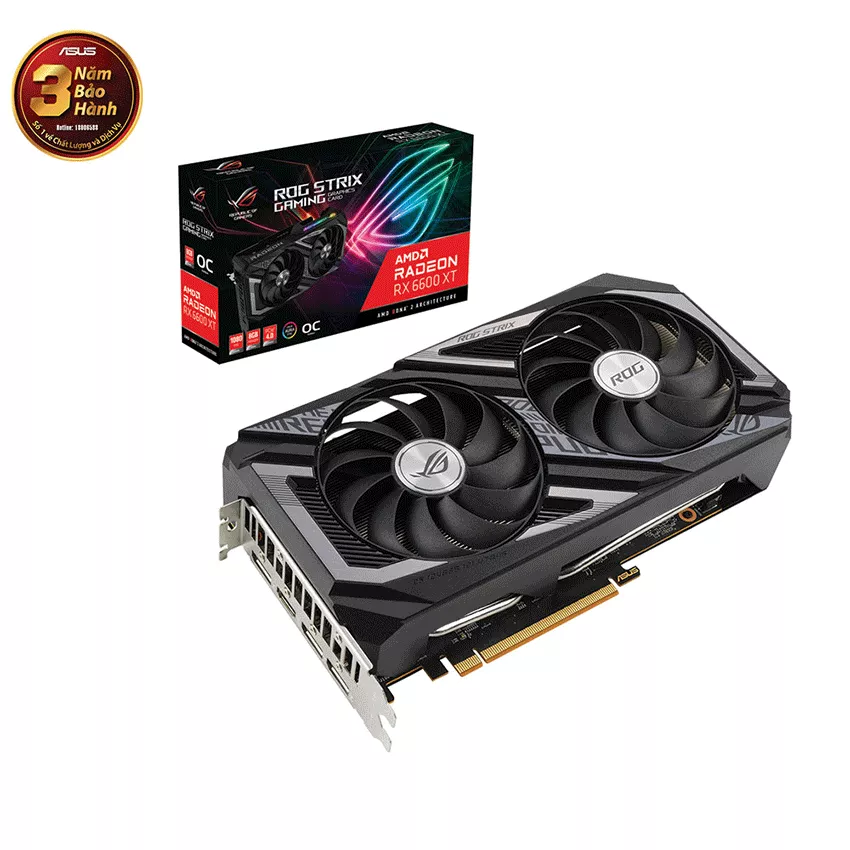 VGA Asus ROG Strix RX 6600 XT O8G GAMING