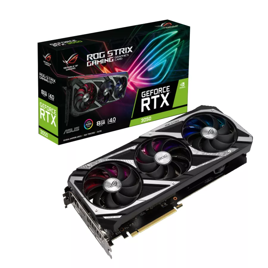 VGA Asus ROG Strix RTX 3050 8GB Gaming DDR6