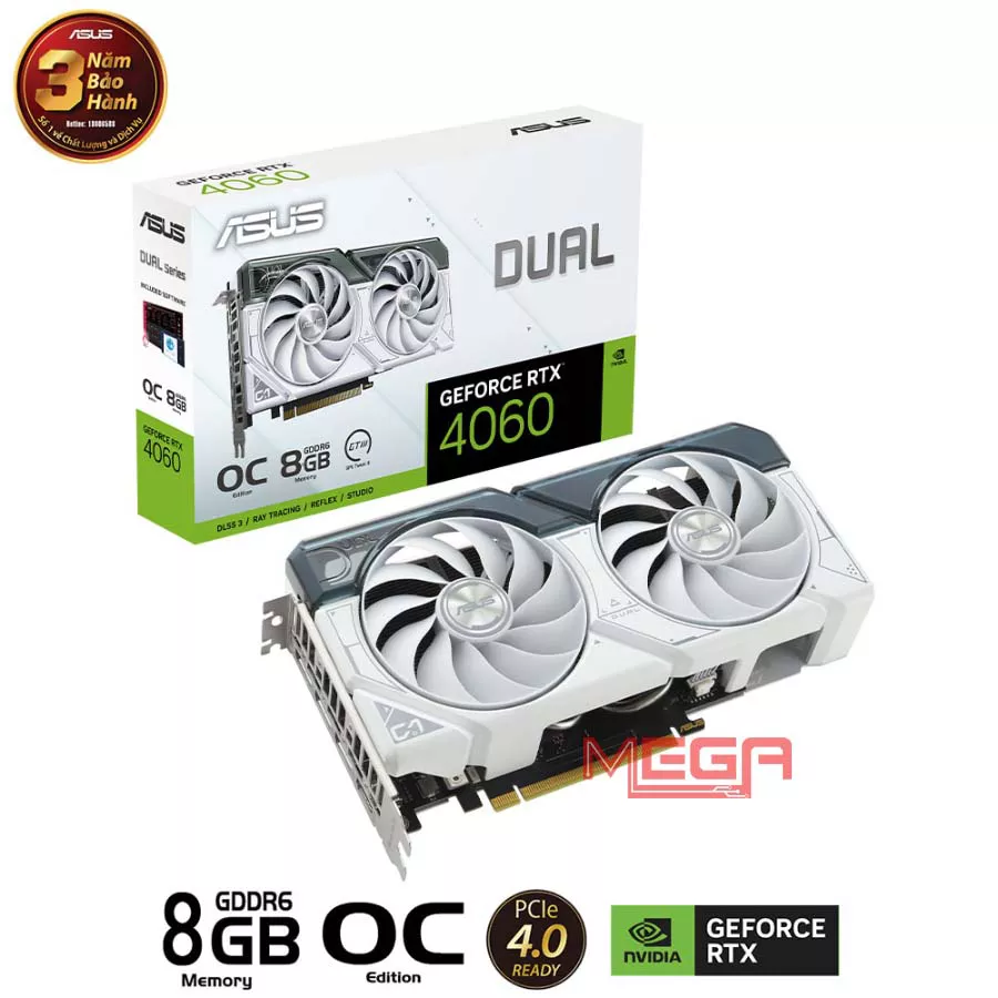 VGA Asus Dual GeForce RTX 4060 OC 8GB GDDR6