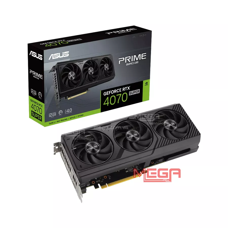 Vga Asus Dual GeForce RTX 4070 SUPER 12GB GDDR6X