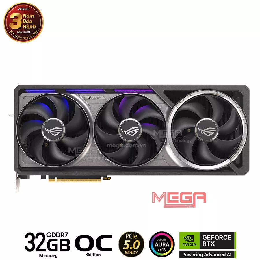 Vga Asus ROG Astral GeForce RTX 5090 32GB GDDR7 OC Edition