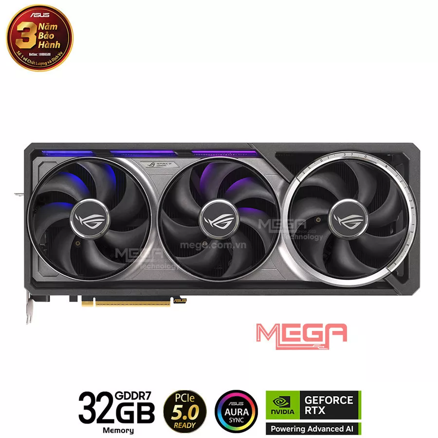 Vga Asus ROG Astral GeForce RTX 5090 32GB GDDR7