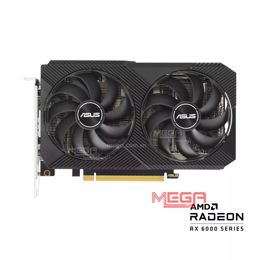 Vga ASUS Dual Radeon RX 6500 XT V2 OC Edition 4GB GDDR6