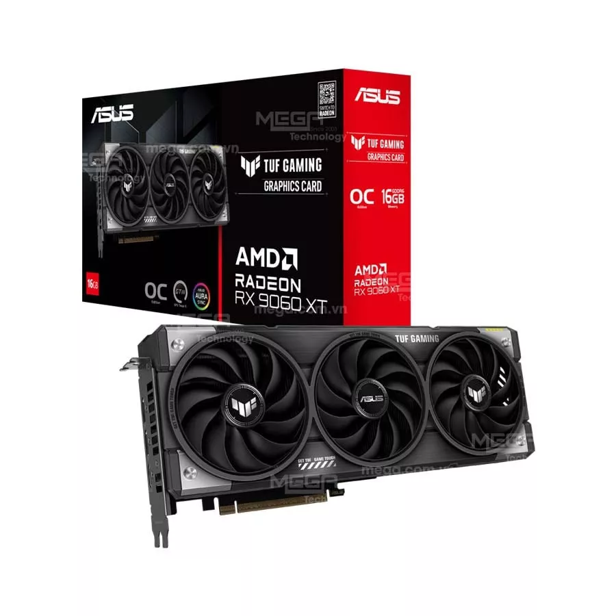 Vga Asus TUF Gaming Radeon RX 9060 XT OC Edition 16GB GDDR6