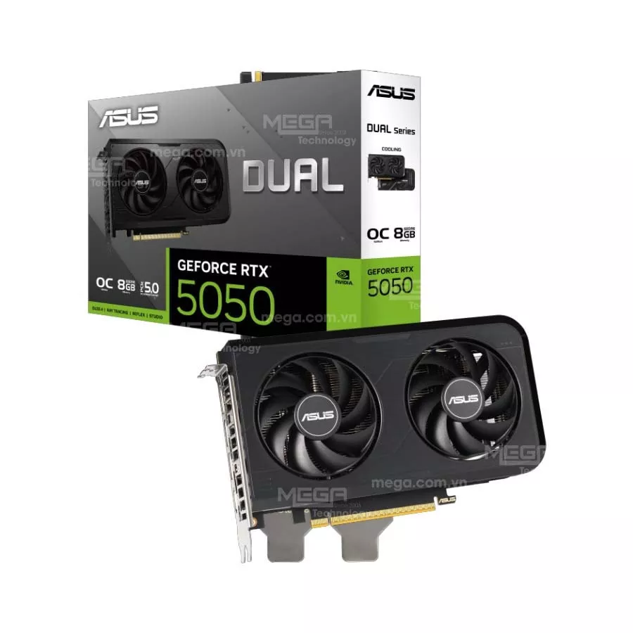 Vga Asus Dual GeForce RTX 5050 8GB GDDR6 OC Edition