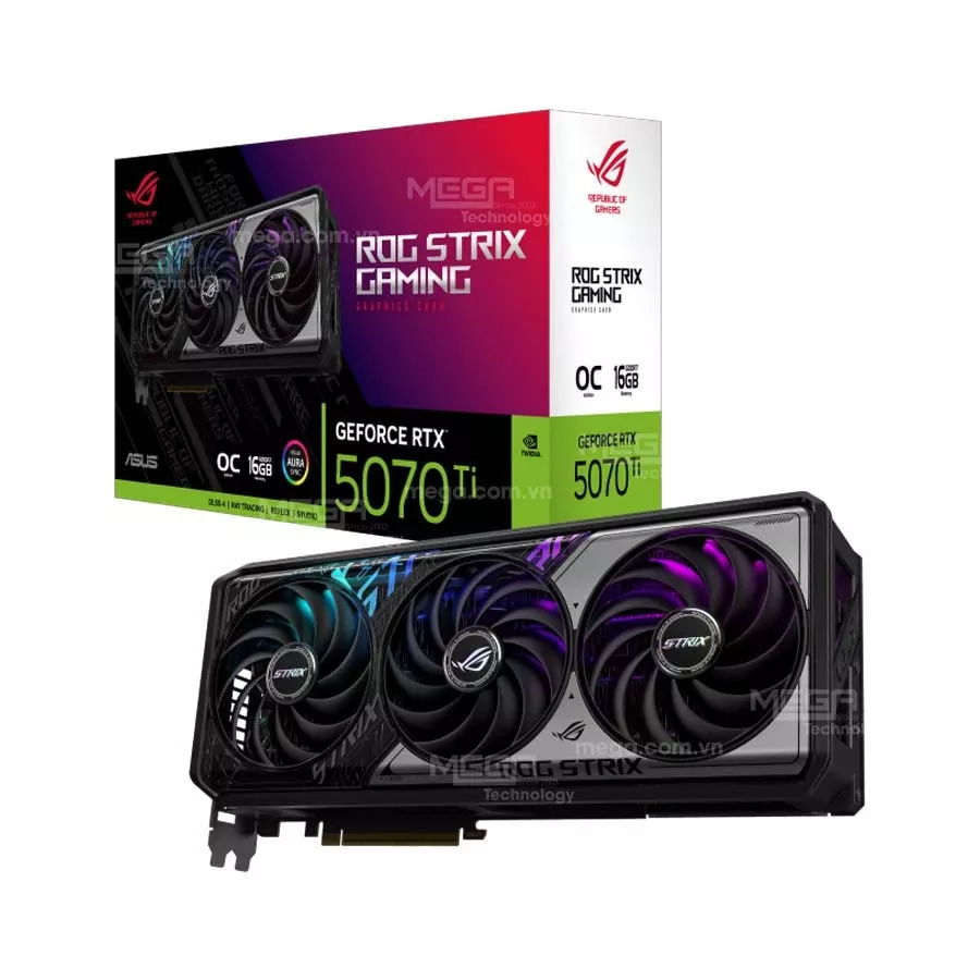 Vga Asus ROG Strix RTX 5070 Ti 16GB GDDR7 OC