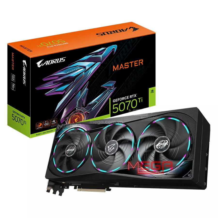 Vga Gigabyte RTX 5070 Ti AORUS MASTER 16GB