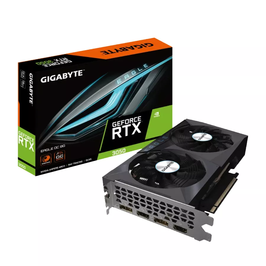 Vga Gigabyte 8GB GeForce RTX 3050 EAGLE OC
