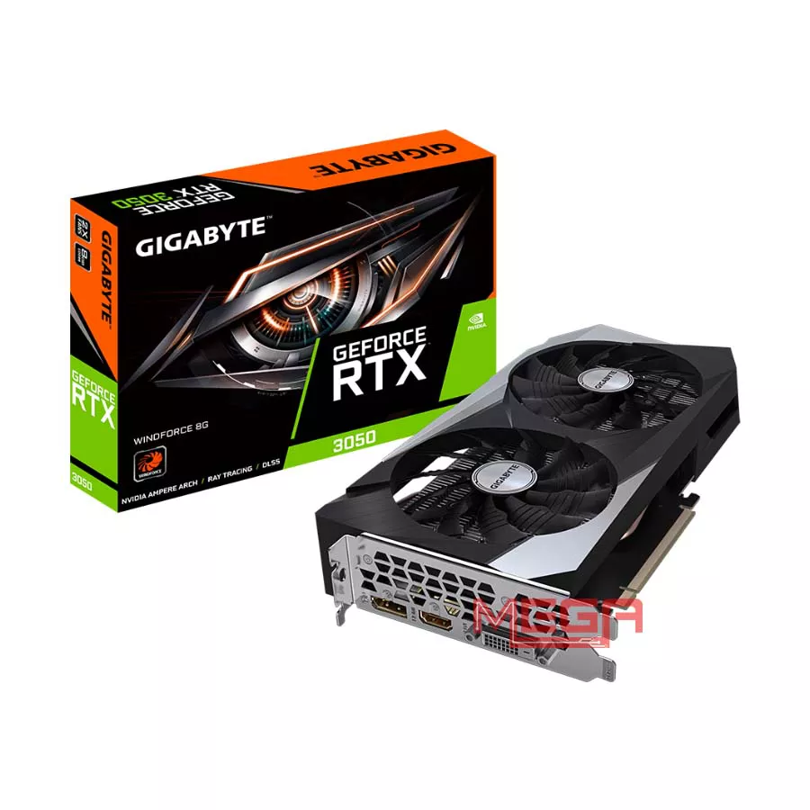 Vga Gigabyte RTX 3050 WINDFORCE 8G