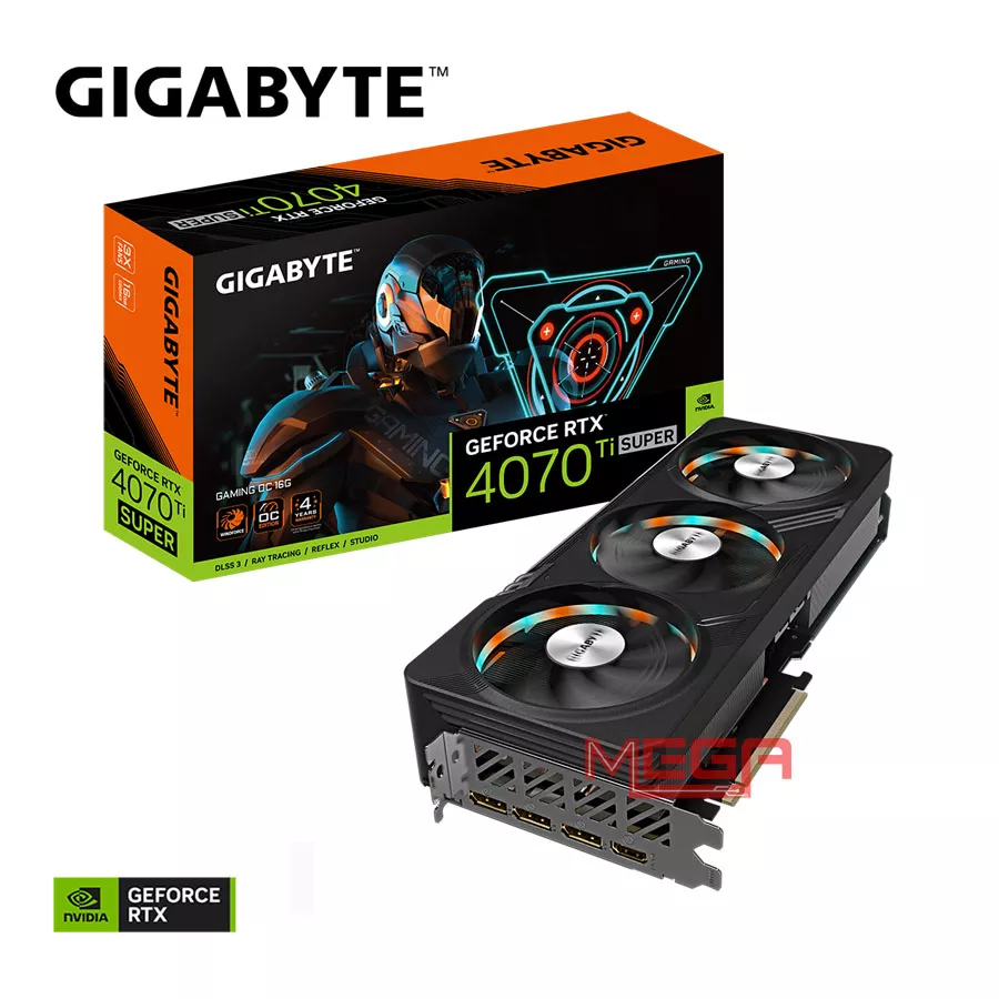 Vga Gigabyte GeForce RTX 4070 Ti SUPER GAMING OC 16G