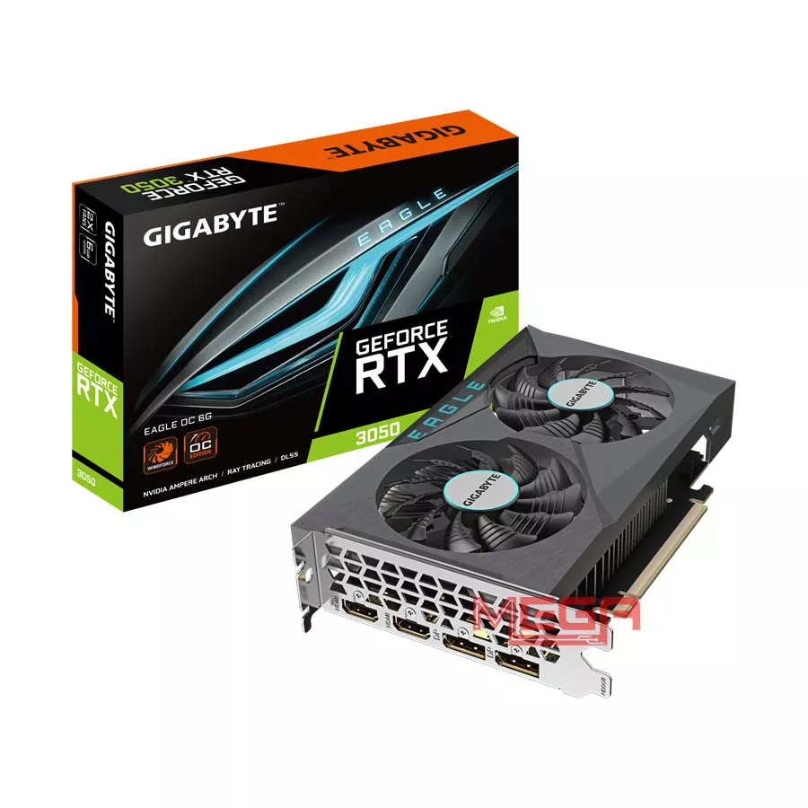Vga Gigabyte 6GB GeForce RTX 3050 EAGLE OC