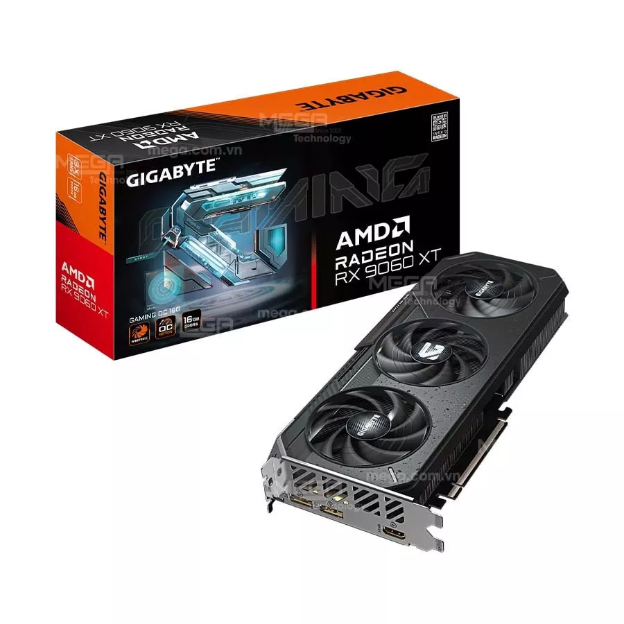 Vga Gigabyte Radeon RX 9060 XT GAMING OC 16G GDDR6