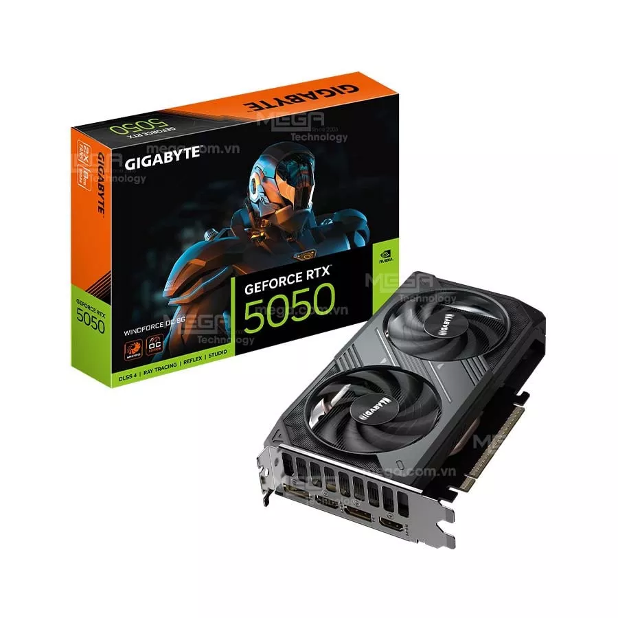 Vga Gigabyte GeForce RTX 5050 WINDFORCE OC 8G