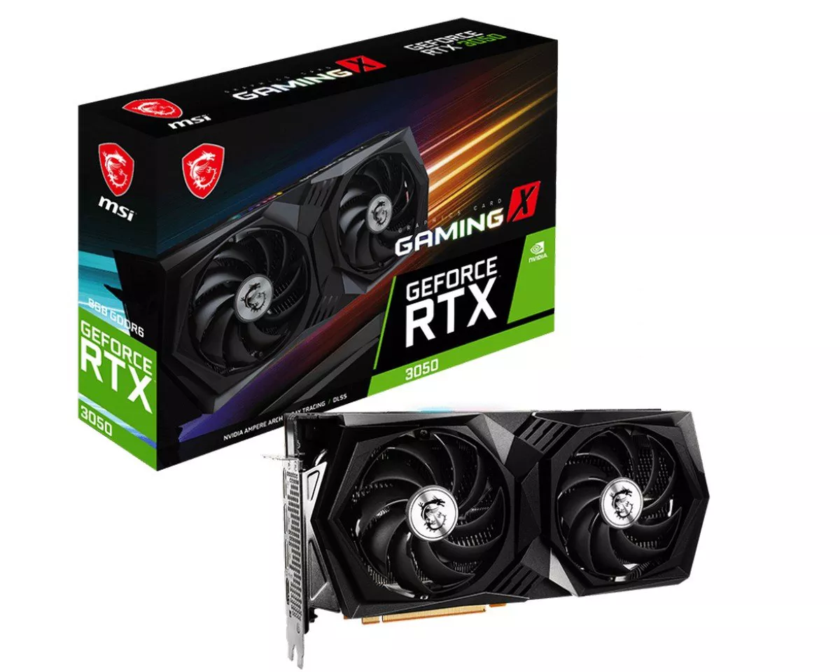 VGA MSI 8GB RTX 3050 GAMING X 8G