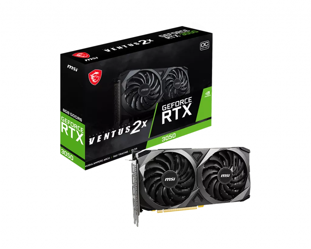 VGA MSI 8GB RTX 3050 VENTUS 2X 8G OC