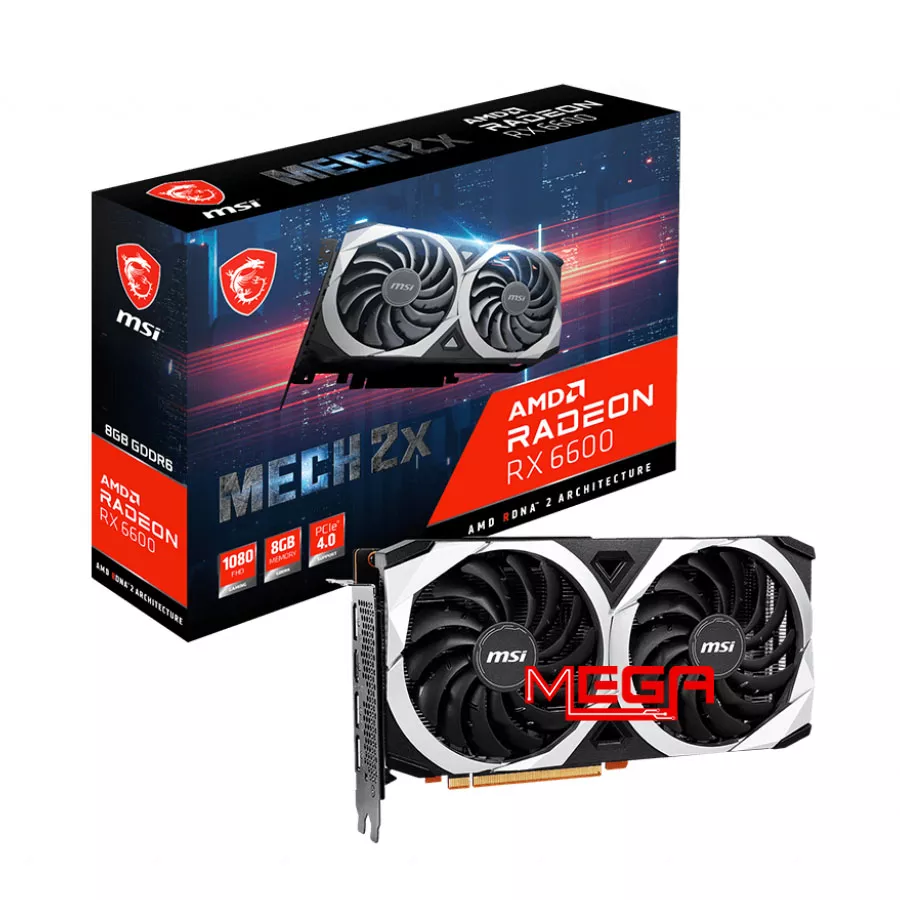 Vga MSI Radeon RX 6600 MECH 2X 8G