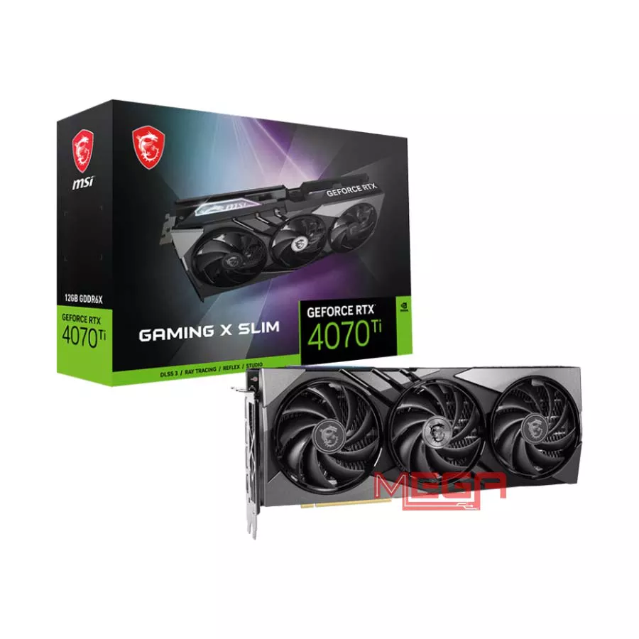Vga MSI GeForce RTX 4070 Ti GAMING X SLIM 12G GDDR6X