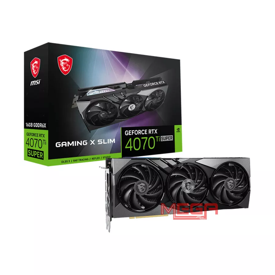 Vga MSI GeForce RTX 4070 Ti SUPER 16G GAMING X SLIM GDDR6X