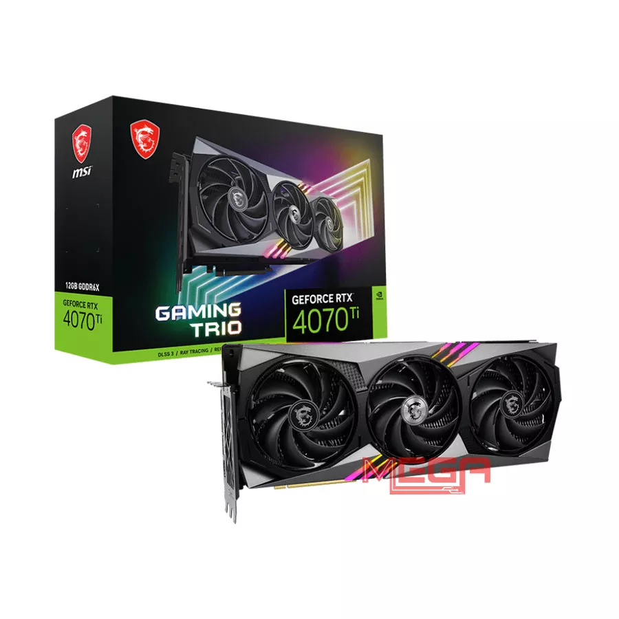 Vga MSI GeForce RTX 4070 Ti GAMING TRIO 12G GDDR6X