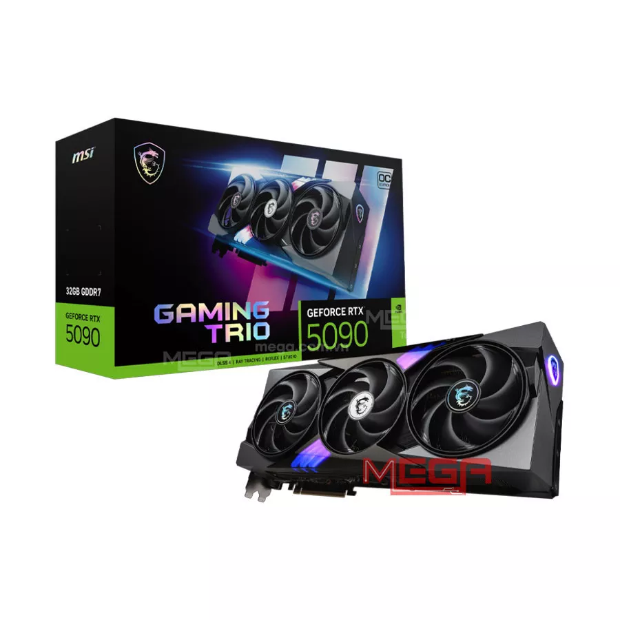 Vga MSI GeForce RTX 5090 32G GAMING TRIO OC GDDR7