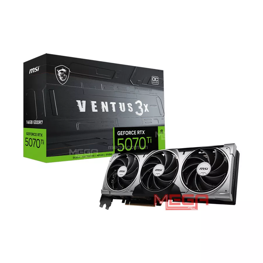 Vga MSI GeForce RTX 5070 Ti 16G VENTUS 3X OC 16GB GDDR7