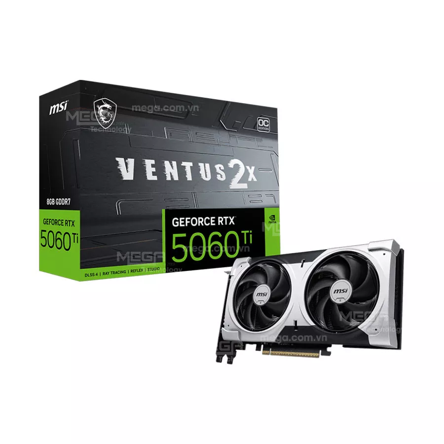 Vga MSI GeForce RTX 5060 Ti 8G Ventus 2X OC Plus GDDR7