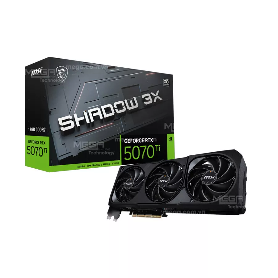 Vga MSI GeForce RTX 5070 Ti 16G SHADOW 3X OC